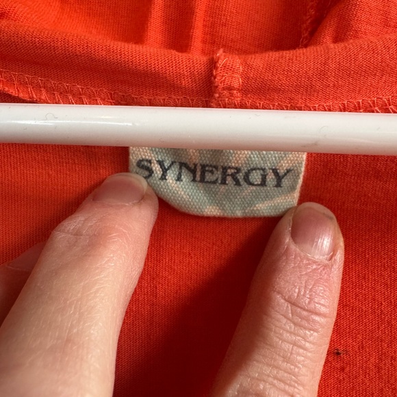 SYNERGY Organic Embroidered Sunburst Hoodie Dress - Picture 8 of 13